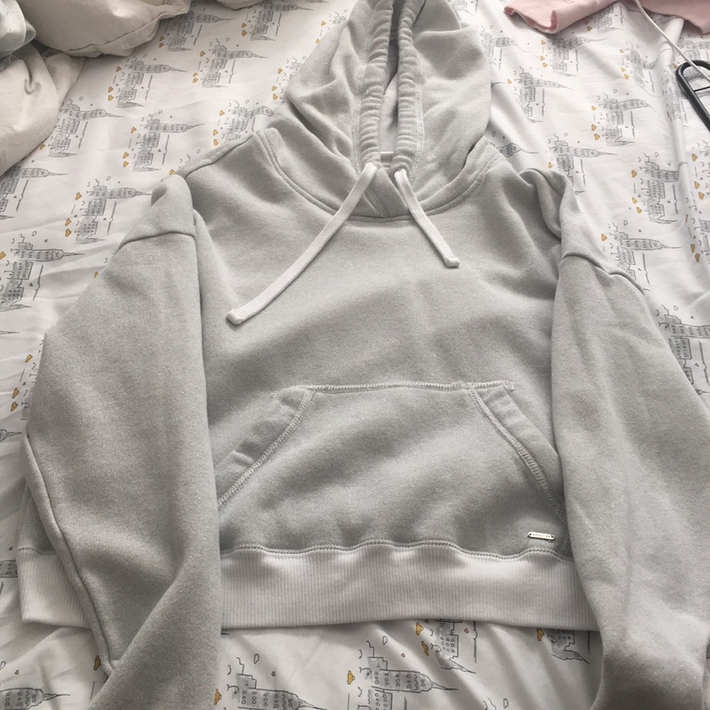 hollister sparkly hoodie